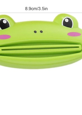 Renkli Kurbağa Şeklinde dış macunu sıkma aparatı - Görsel 4