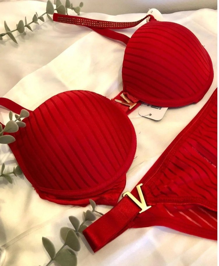 Kırmızı Mini Sütyen Takımı - Görsel 3
