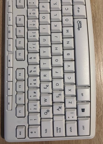 Logitech MK295 Silent Touch Beyaz Klavye Mouse Set - Görsel 4