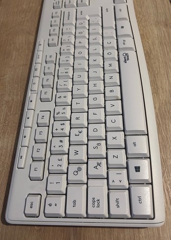 Logitech MK295 Silent Touch Beyaz Klavye Mouse Set - Görsel 2