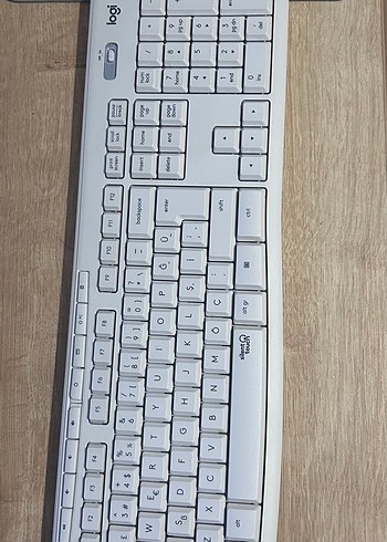 Logitech MK295 Silent Touch Beyaz Klavye Mouse Set - Görsel 5