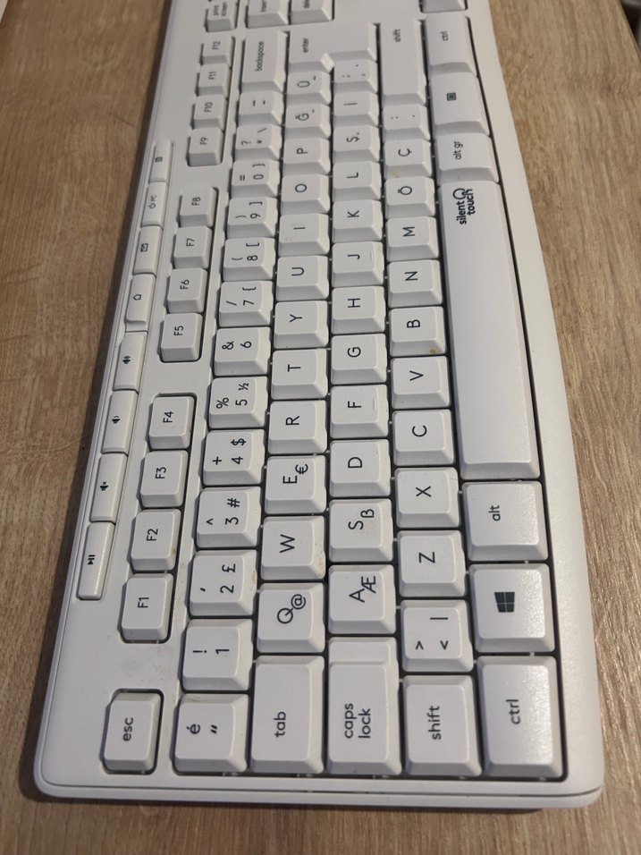 Logitech MK295 Silent Touch Beyaz Klavye Mouse Set - Görsel 2