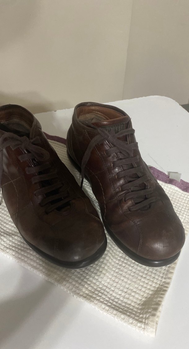 Kahverengi Erkek Vintage Bağcıklı Bot - Görsel 4