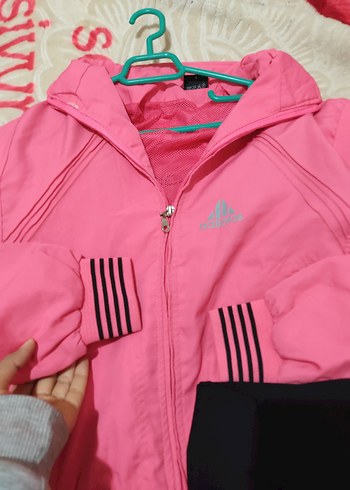 Pembe Siyah Adidas Kadın Eşofman Takımı - Görsel 2