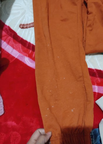 Kızlar için Gevşek Kesim Kahverengi Eşofman - Görsel 5