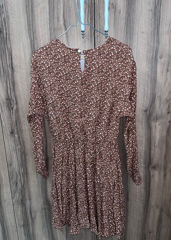 Uzun kollu midi elbise - Görsel 2