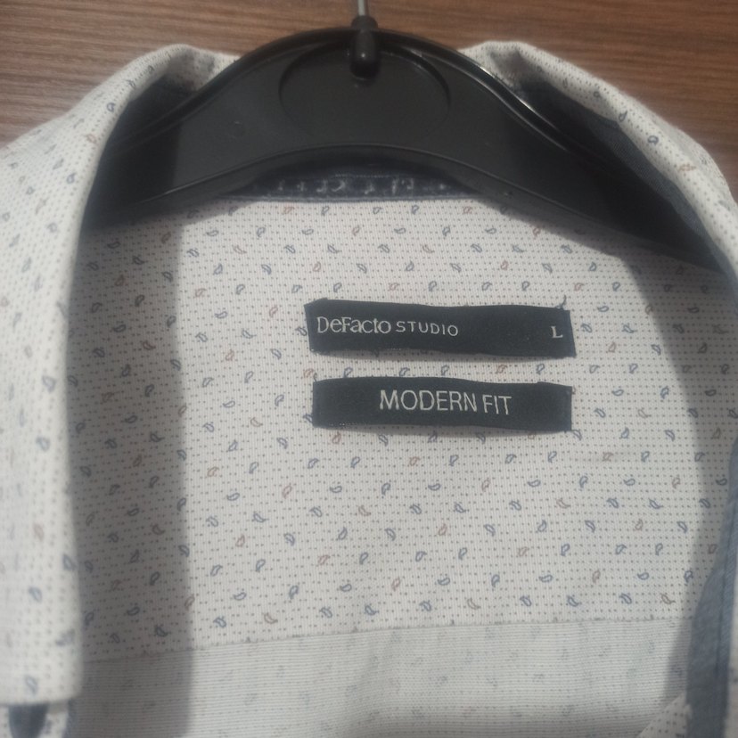 Erkek Beyaz Pamuklu Uzun Kollu Gömlek - Görsel 2