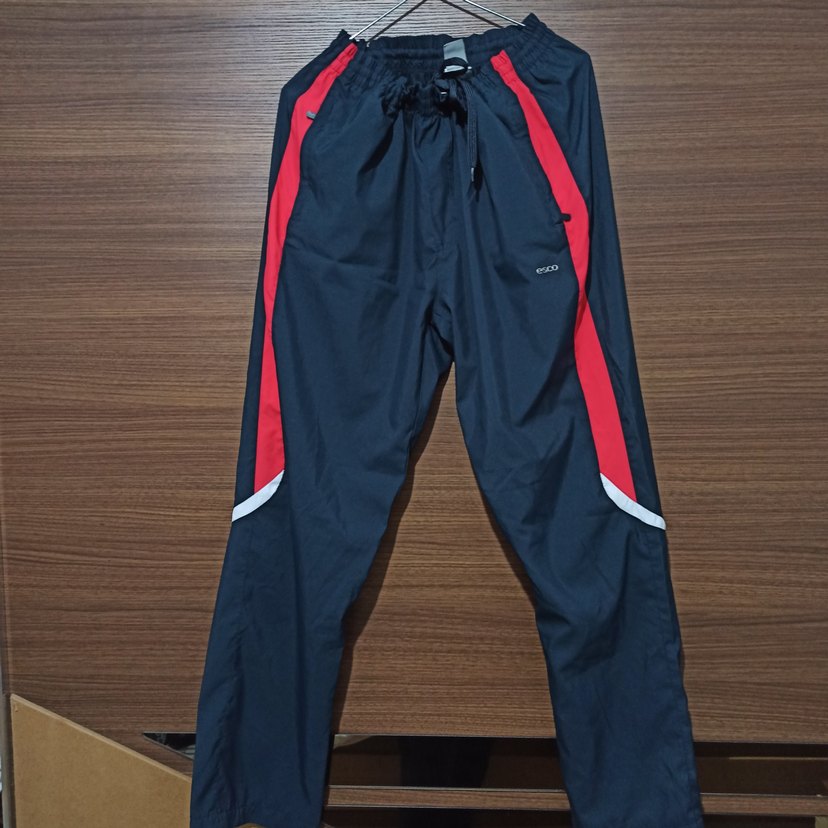 Erkek Beyaz Kırmızı Spor Fermuarlı Eşofman takımı - Görsel 2