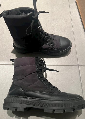 Zara Siyah Bağcıklı Kadın bot - Görsel 3