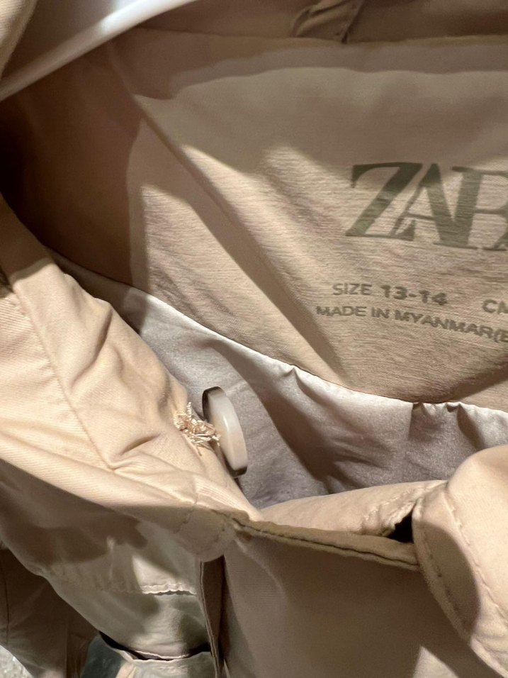 zara kız çocuk Trençkot - Görsel 3