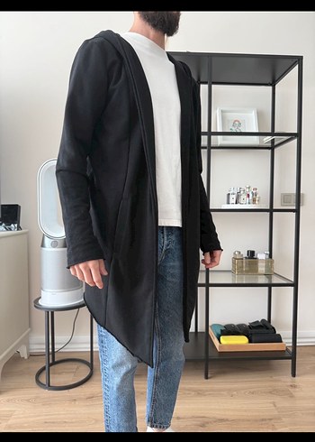H&M Siyah Erkek Uzun Kollu Hırka - Görsel 2