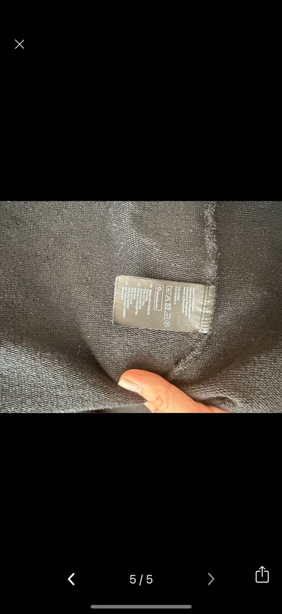 H&M Siyah Erkek Uzun Kollu Hırka - Görsel 5