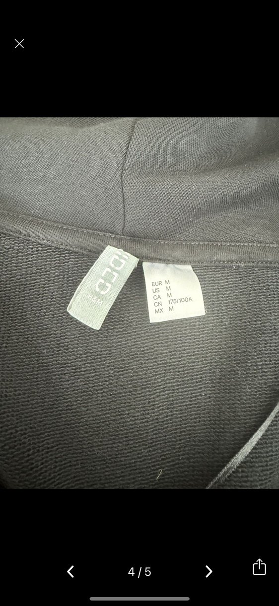 H&M Siyah Erkek Uzun Kollu Hırka - Görsel 4