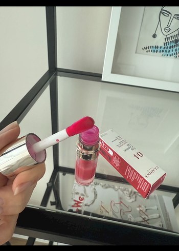 Clarins 04 Lip Comfort Oil Parlak Pembe - Görsel 5