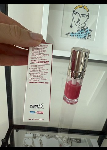 Clarins 04 Lip Comfort Oil Parlak Pembe - Görsel 3