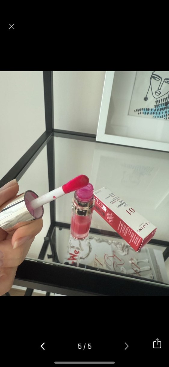 Clarins 04 Lip Comfort Oil Parlak Pembe - Görsel 5