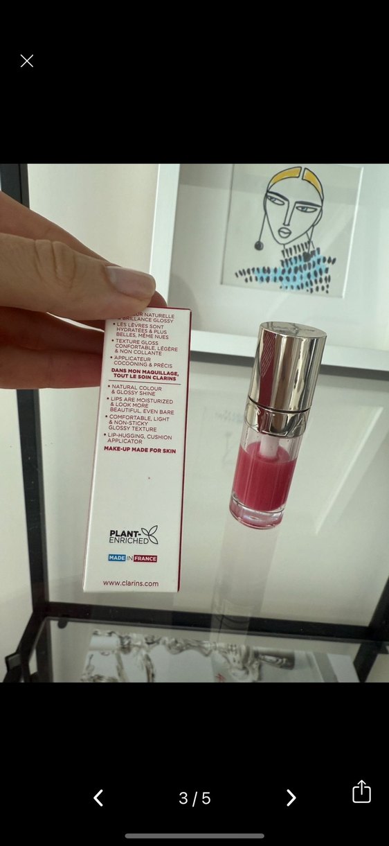 Clarins 04 Lip Comfort Oil Parlak Pembe - Görsel 3