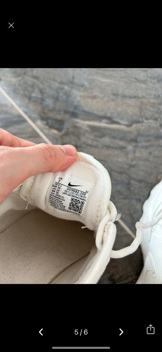 Nike TC 7900 Beyaz Kadın Sneakers - Görsel 5