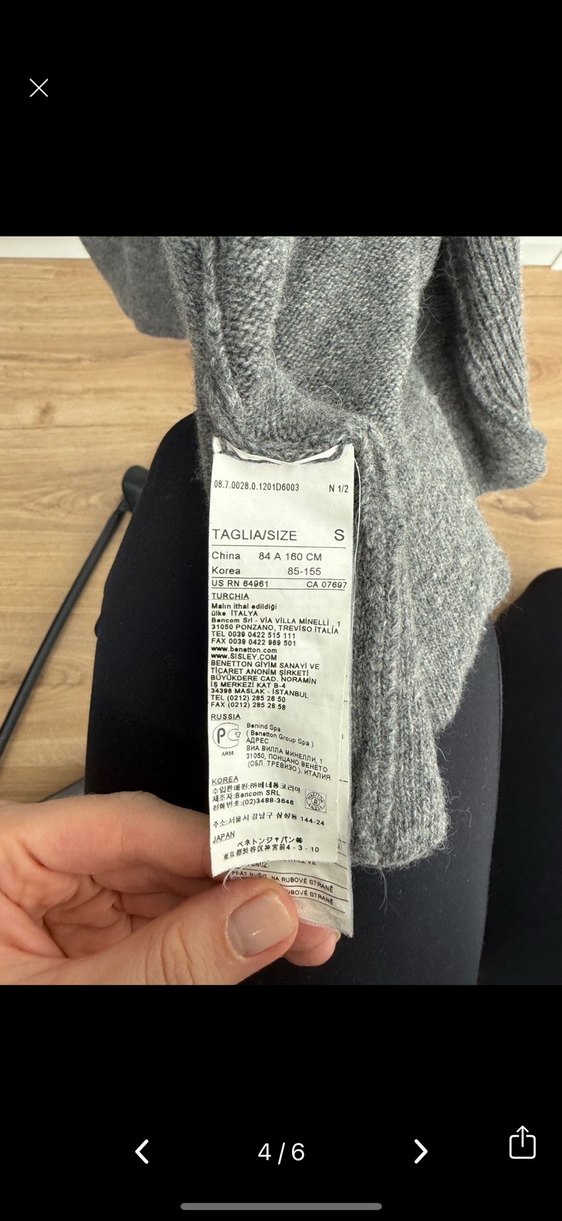 United colors of Benetton hırka - Görsel 4