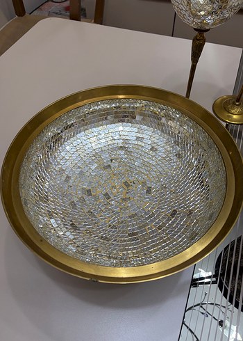 Altın Renkli Etnik Desenli Salon Dekorasyonu - Görsel 6