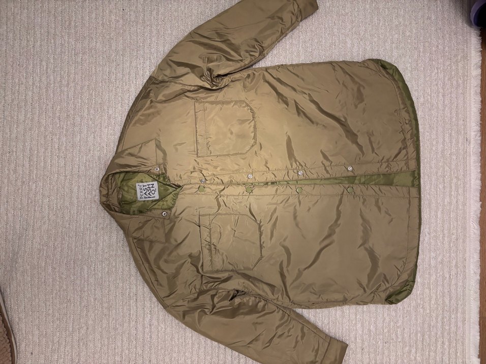 Yağ yeşili Kadın yağmurluk - Görsel 5