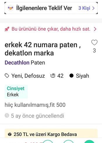 Lacivert Desenli Erkek Spor Paten - Görsel 3