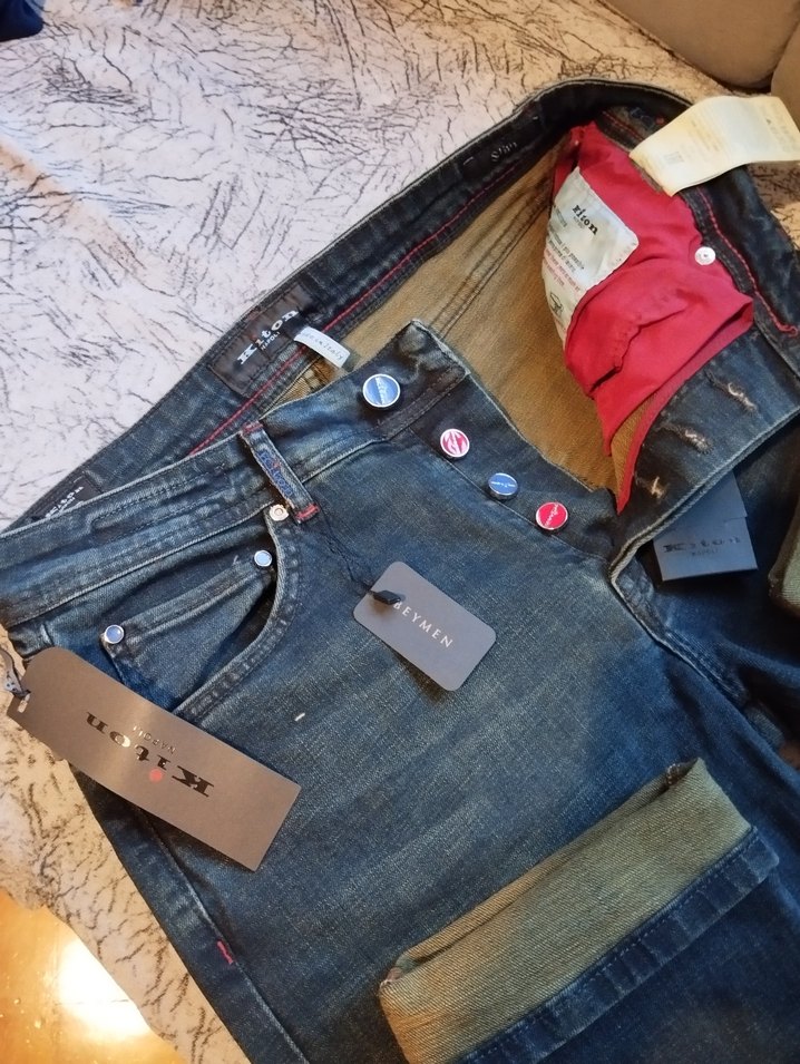 KİTON Slim Fit Erkek Jean Pantolon - Görsel 4