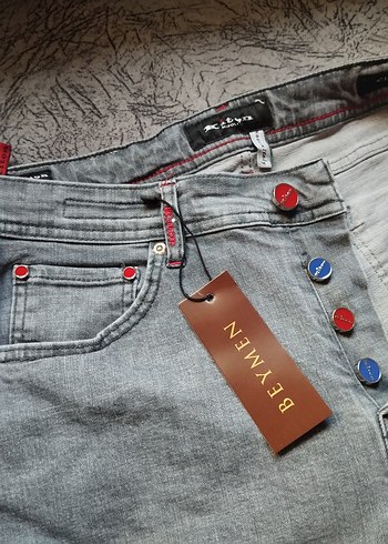 KİTON Slim Fit Erkek Kot Pantolon - Görsel 5