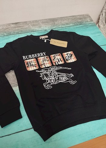 Burberry Siyah Baskılı Erkek Sweatshirt - Görsel 7