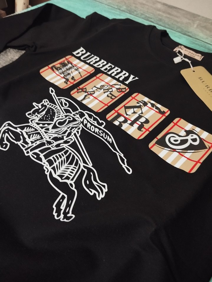 Burberry Siyah Baskılı Erkek Sweatshirt - Görsel 2