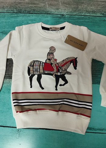 Burberry Erkek Çocuk Baskılı Sweatshirt - Görsel 2