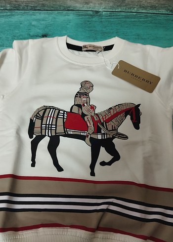 Burberry Erkek Çocuk Baskılı Sweatshirt - Görsel 4