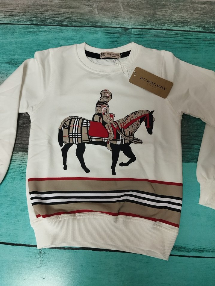 Burberry Erkek Çocuk Baskılı Sweatshirt - Görsel 2