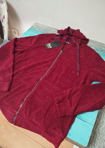 Dolce Gabbana Havlu kumaş kapşonlu Hırka - Görsel 3