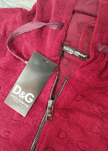 Dolce Gabbana Havlu kumaş kapşonlu Hırka - Görsel 4