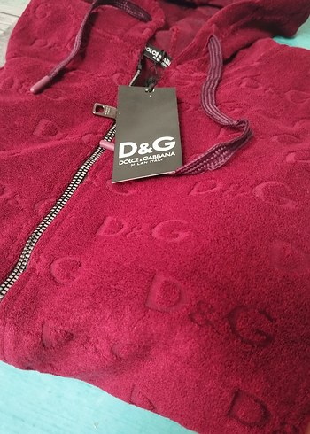 Dolce Gabbana Havlu kumaş kapşonlu Hırka - Görsel 8