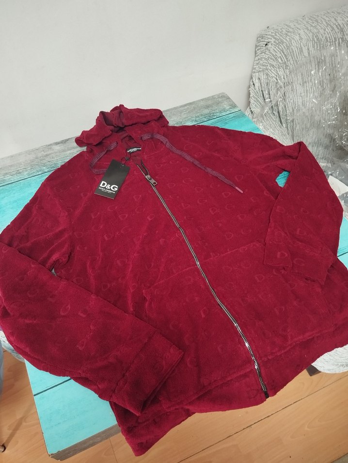 Dolce Gabbana Havlu kumaş kapşonlu Hırka - Görsel 2