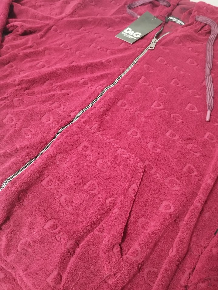 Dolce Gabbana Havlu kumaş kapşonlu Hırka - Görsel 5