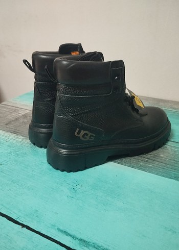 UGG Siyah Erkek Bağcıklı Kauçuk Bot - Görsel 4