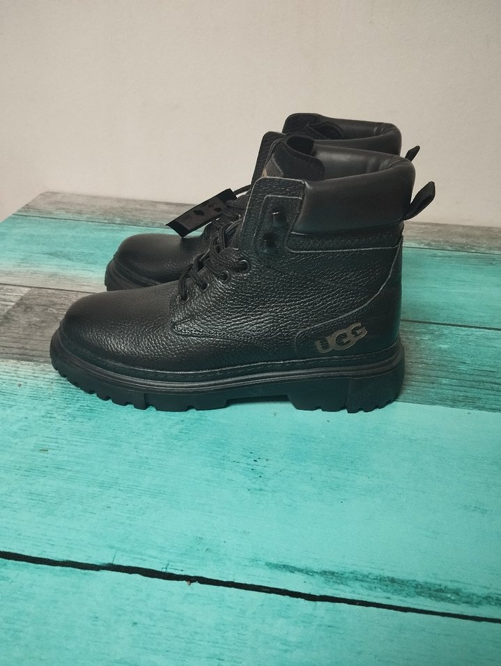 UGG Siyah Erkek Bağcıklı Kauçuk Bot - Görsel 3