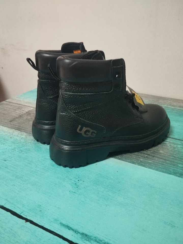 UGG Siyah Erkek Bağcıklı Kauçuk Bot - Görsel 4