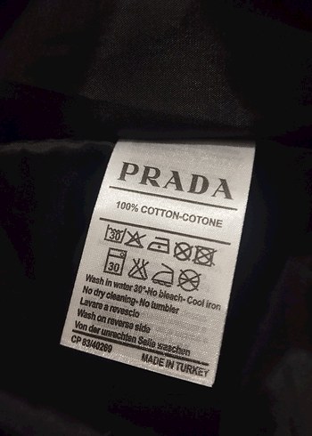 PRADA Deri Erkek Mont Kürklü Yaka - Görsel 3