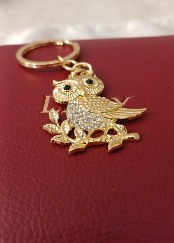 Altın Renk Parlak özel seri baykuş anahtarlık/çanta süsü - Görsel 20