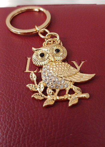 Altın Renk Parlak özel seri baykuş anahtarlık/çanta süsü - Görsel 15