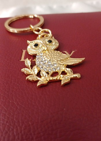 Altın Renk Parlak özel seri baykuş anahtarlık/çanta süsü - Görsel 18