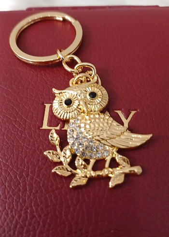 Altın Renk Parlak özel seri baykuş anahtarlık/çanta süsü - Görsel 14