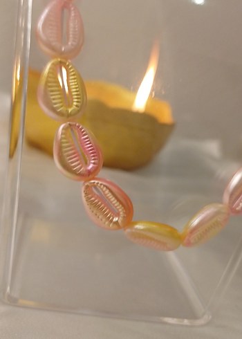 Pembe Boncuklu Uzun Bohem Kolye - Görsel 9