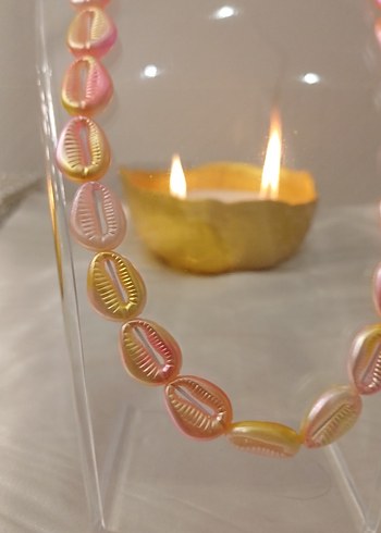 Pembe Boncuklu Uzun Bohem Kolye - Görsel 17