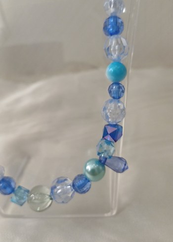 Mavi Boncuklu Uzun Bohem Kolye - Görsel 12