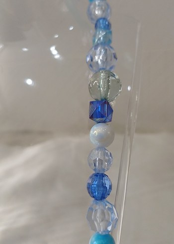 Mavi Boncuklu Uzun Bohem Kolye - Görsel 10